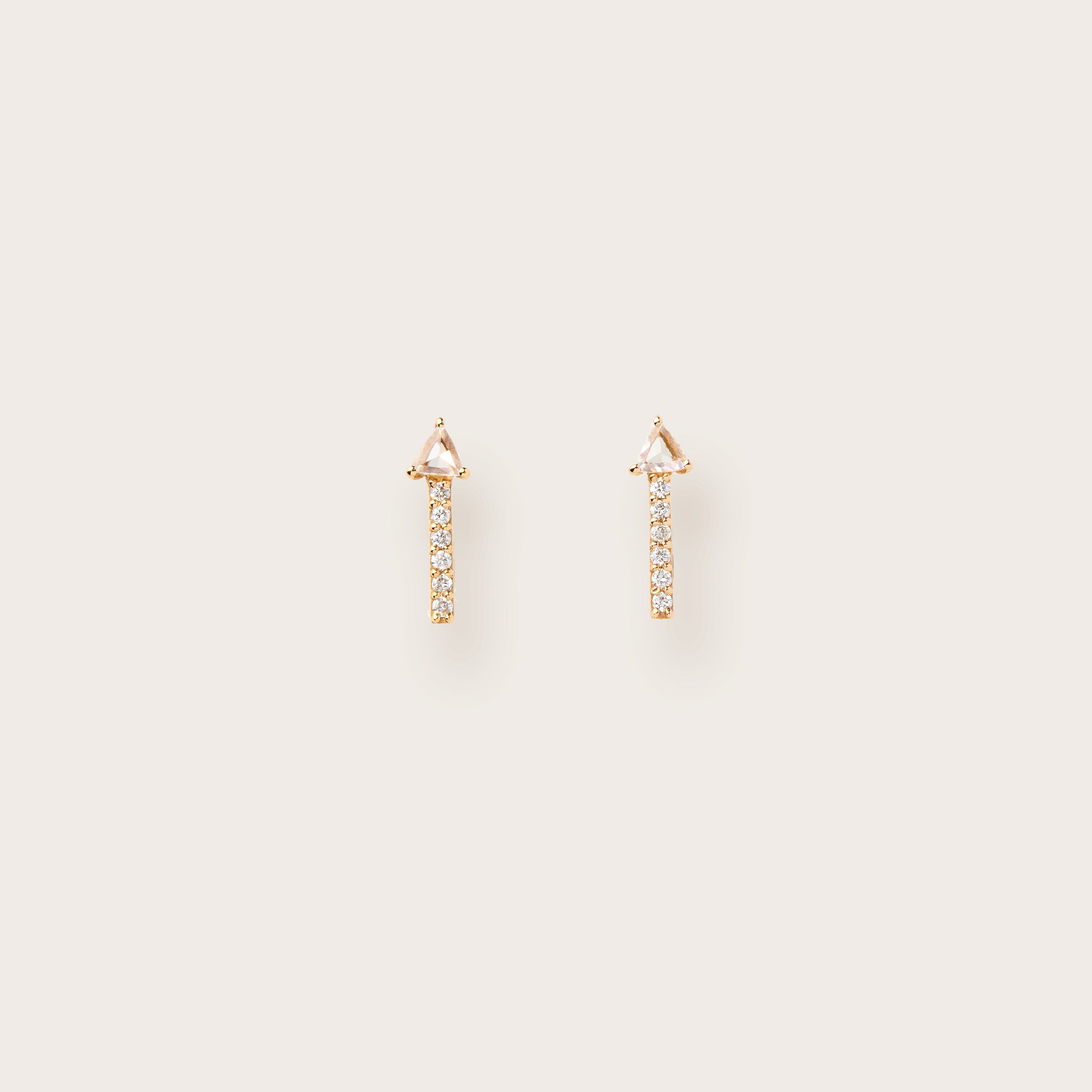 Icicle Arrow Diamond Modular Stud | Tana Chung Jewelry